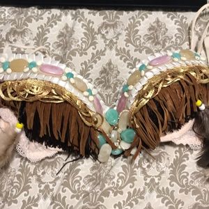Pocahontas themed rave bra